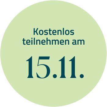 Kostenlos teilnehmen am 15.11.