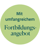 Badge Mit umfangreichem Fortbildungsangebot