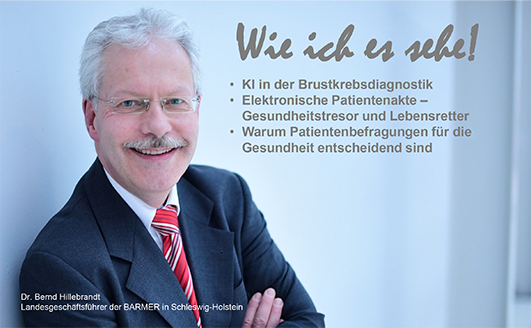 Dr. Hillebrandt - Rubrik wie ich es sehe - zu den Themen Brustkrebsdiagnostik, ePa und PROMs